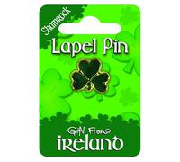 Spilla a forma di quadrifoglio irlandese, resina