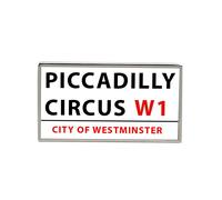 Spilla A Forma Di Rettangolo Con Insegna Stradale Di Piccadilly Circus