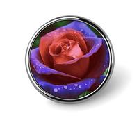 Spilla a forma di rosa in lega di alta qualità, antiossidante, per abbigliamento, ornamento squisito e senza sbavature, spilla di sicurezza elegante e alla moda per l'uso quotidiano, ideale come regal