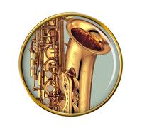 Spilla A Forma Di Sassofono