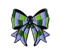 Spilla a forma di scheletro di pipistrello, stile gotico, per Halloween, feste, gioielli, accessori per donne e uomini, per abiti scuri e romantici con fiocco, One Size, come descritto