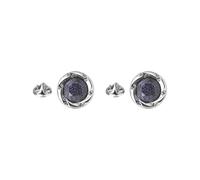 Spilla a forma di spilla da regalare, brillante, estetica, rotonda, per zaini, cappelli, borse, 1.7cmx1.7cm, Plastica, come descrizione
