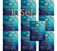 Spilla a forma di stella marina con poesia di apprezzamento e riconoscimento per fare la differenza.