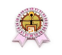Spilla a forma di totem del sole dell'Egitto, rosa, Medio, Metallo