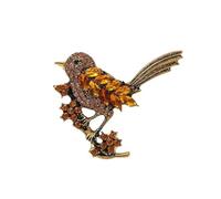 Spilla a forma di uccello, da donna, elegante, per giacca, giacca, risvolto, color oro, spilla per blazer, cappotto, vestito, idea regalo bella, Misura unica, Lega di acciaio, Nessuna pietra preziosa