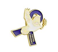 Spilla a forma di uccello della pace leggera in lega gioielli perfetti per viaggiare pendolarismo stile versatile decorazione per uccelli per matrimoni, Taglia unica, come descritto