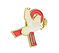 Spilla a forma di uccello della pace leggera in lega gioielli perfetti per viaggiare pendolarismo stile versatile spilla alla moda versatile, Taglia unica, come descritto