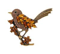 Spilla a forma di uccello, elegante spilla a forma di colibrì da donna, spilla a forma di fiore, per ragazze e animali, size