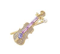 Spilla a forma di violino, per gli appassionati di musica e individualisti, spilla per vari accessori alla moda, One Size, come descritto