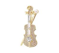 Spilla a forma di violino, per gli appassionati di musica e individualisti, spilla per vari accessori alla moda, One Size, come descritto