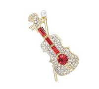 Spilla a forma di violino, per gli appassionati di musica e individualisti, spilla per vari accessori alla moda, One Size, come descritto