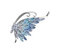 Spilla a forma farfalla scintillante Robusti gioielli realizzati in lega Eleganze senza sforzo per abiti dal giorno alla notte Eleganti gioielli a farfalla