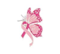 Spilla a nastro di supporto per la salute del seno in lega Pin commemorativa per la cura femminile Accessori per vestiti unici Spilla per eventi di beneficenza, Misura unica, come descritto