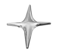 Spilla a quattro punte a stella croce spilla da bavero gioielli decorazione per le vacanze per donne uomini cappotto accessorio croce spilla pin per le donne