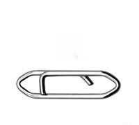 Spilla a sgancio rapido in acciaio inox per vari tipi di esca, con morsetto a forma di diamante per una facile apertura e bloccaggio (S)