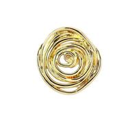 Spilla a spirale minimalista in metallo, per donna e uomo, spilla geometrica a turbino, per il risvolto, giacca Blazer, accessorio alla moda, unisex, regalo di sconto diplomi serali, Petit, Metallo