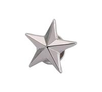 Spilla a stella a 5 punte in metallo per il 4 luglio Memorial Day Celebration Day grado cinese Star Employee Service Simbolo segni, E, come descritto