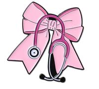 Spilla a tema del fumetto di disegno della lega del distintivo del perno del petto gioielli decorativi per gli operatori sanitari Opzione regalo Ospedale a tema Petto Pin, Misura unica, come descritto