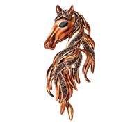 Spilla a testa di cavallo - Accessorio spilla con strass, Decorazione per vestiti di animali, Design elegante e scintillante, Funzione leggera e facile da indossare, Gioielli di dalle migliori pr