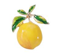 Spilla al Limone Serie di Frutta Creativa Corpetto Wild Summer Cardigan Pin Jewelry