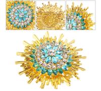 Spilla al seno a forma di fiore 1Pc Spilla versatile con strass per donna