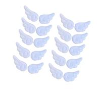 Spilla alla moda a forma di ala d'angelo, morbida spilla decorativa per abbigliamento, accessori, borse, cappelli, sartoria artigianale con ala, One Size, come descritto