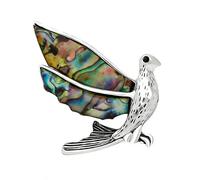 Spilla alla moda a forma di colomba della pace, design unico, perfetta per abiti eleganti, accessori per gioielli eleganti, regalo per lei, Einheitsgröße, come descritto