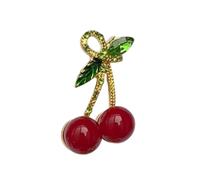 Spilla alla moda a forma di frutta per ragazze donne spilla rivestita moda sorelle e persone amate accessori gioielli per feste, Misura unica, come descritto