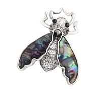 Spilla alla moda a tema Cicala Elegante Strass Impreziosito Spilla Gioielli Accessori per ogni occasione Unico Fly Pin, One Size, come descritto