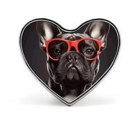 Spilla alla moda con bulldog francese, sagoma di alce selvatico, spille a forma di cuore in smalto da 1 pollice, spille in metallo per uomo e donna, spilla decorativa in metallo per cappelli, camicie,