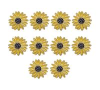 Spilla alla moda con design in lega liscia per outfit styling e regali a forma di girasole spilla da donna