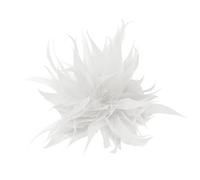 Spilla alla moda con piuma d'oca e piuma, clip per sciarpa da donna, spille da bavero, accessorio per abiti da donna, gioielli per capelli, sciarpa, spilla per donne, Misura unica, come descritto
