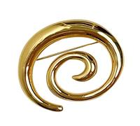 Spilla alla moda, spilla sorprendente e leggera, gioielli alla moda per donne e ragazze, unica, S, come descritto