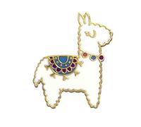 Spilla Alpaca | Divertente Regalo Alpaca | Regalo Lama | Piccola Idea Regalo Ragazze | Spilletta Smaltata
