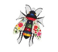 Spilla Art Déco con con decorazioni, Black