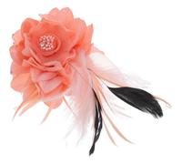 Spilla Artigianale in Tessuto Con Fiore E, Accessorio Versatile Per, Sciarpe E Cappelli, Ideale Per Donne E Ragazze, Rosa