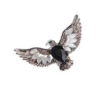 Spilla artistica a forma di animale con uccellino, accessorio alla moda, spilla casual regalo per gli appassionati di moda spilla in lega, Misura unica, come descritto