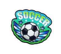 Spilla artistica in lega zinco con spilla da calcio 3D per accessori e regalo da stadio per ammiratori
