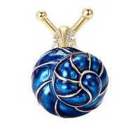 Spilla artistica smaltata a forma di lumaca con tecniche a goccia su base in lega per personalizzare la spilla alla moda a forma di lumaca, Misura unica, come descritto