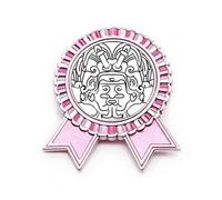 Spilla asimmetrica a forma di ali dell'Egitto, spilla rosa per vincitore del premio, Medio, Metallo