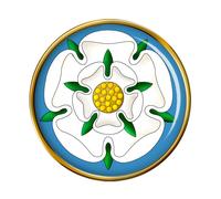 Spilla Bianca Rosa Di York