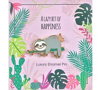 Spilla Bradipo - Non Avere Fretta, Sii Felice | Spilletta Bradipo | Piccole e Divertenti Idee Regalo per Bambini e non solo