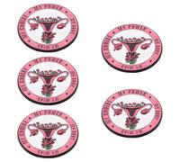 Spilla Brooch Utero in Lega Rosa, Smalto Elegante per Cliniche | Strumento Educativo Portatile e Compatto, per Operatori Sanitari e Studenti, Uso in Eventi Casual e Ambienti Clinici