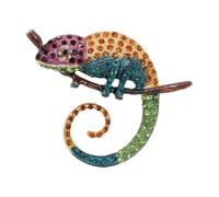 Spilla camaleonte lucertole come accessorio elegante per abiti cappotto maglioni e sciarpe