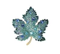 Spilla canadese foglia d'acero per le donne, Boemia dolce foglie cadute spilla spilla per donne cappello borsa vestito accessori gioielli, Regelmäßig, Zinco
