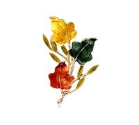 Spilla casual per feste, smaltata, a doppio tono, unisex, alla moda, gioiello dal design classico e moderno, Misura unica, come descritto