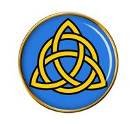 Spilla Christian A Forma Di Nodo Trinity