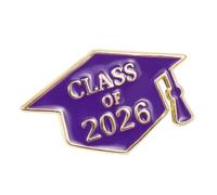Spilla classica in lega Zn di alta qualità con design smaltato vivace e distintivo per il successo degli studenti, One Size, come descritto