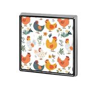Spilla colorata a forma di pollo, spilla da bavero, accessorio per abito da sposa, compleanno, per uomini e donne