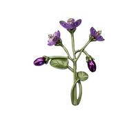 Spilla colorata multifunzionale accessorio bella pianta pin per gli appassionati di moda presente vintage, One Size, come descritto